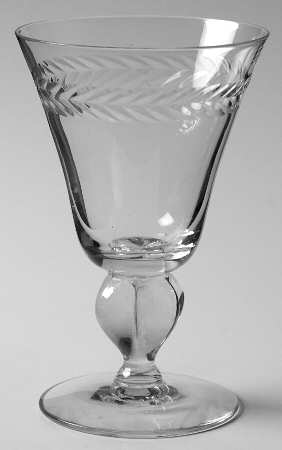 Cut 121 Water Goblet by Seneca