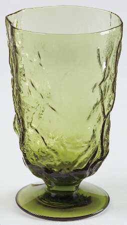 Driftwood Avocado Green Water Goblet