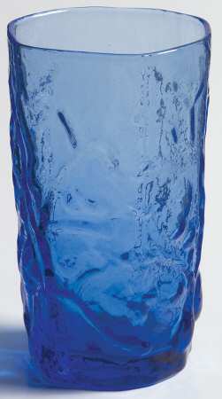 Driftwood Delphine Blue (Royal Blue) Flat Juice Glass