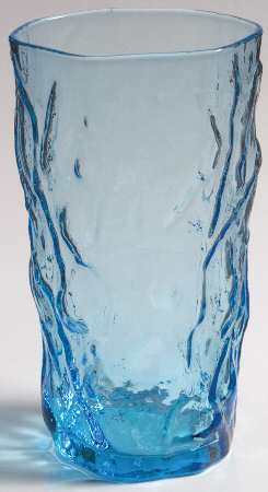 Driftwood Peacock (Light Blue) Highball Glass
