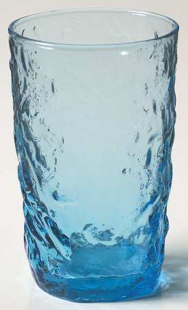 Driftwood Peacock (Light Blue) Flat Juice Glass