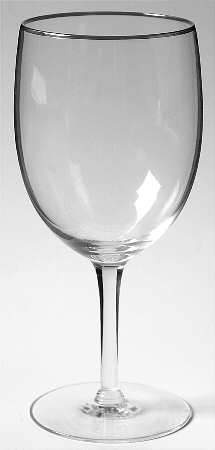 Juliet (Platinum Trim) Water Goblet
