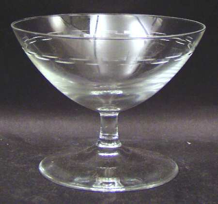 Bavarian Countess Clear Champagne/Tall Sherbet by Stonegate