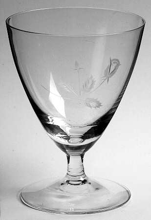 Midnight Rose Water Goblet