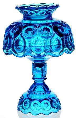 Moon and Star Blue (3 Piece) Candle Lamp