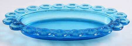 Moon and Star Blue 1/4 Pound Butter Dish, No Lid