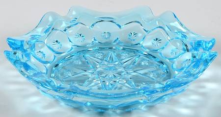 Moon and Star Blue 8" Ashtray