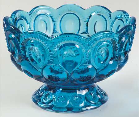 Moon and Star Blue 7" Compote No Lid