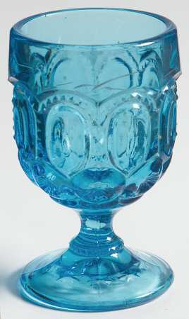 Moon and Star Blue Cordial Glass