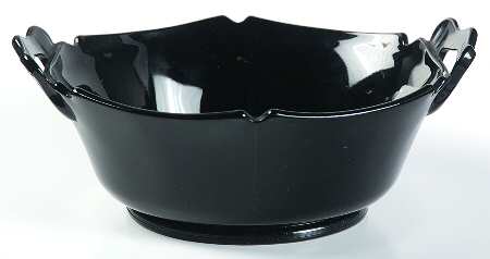 Mt. Pleasant Black (Black Amethyst) 6" Handled Bowl