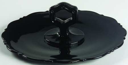 Mt. Pleasant Black (Black Amethyst) Center Handle Tray