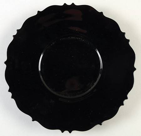 Mt. Pleasant Black (Black Amethyst) 8" Footed Plate