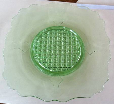 Mt. Pleasant Green Square Luncheon Plate