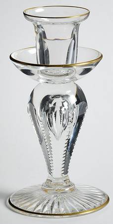 Apollo Gold 5" Single Light Candlestick