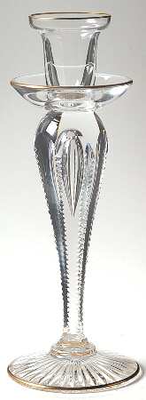 Apollo Gold Tall Single Light Candlestick