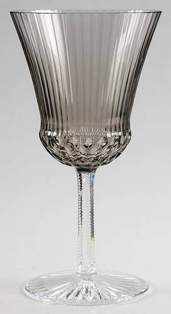 Apollo Clear Gray Continental Goblet
