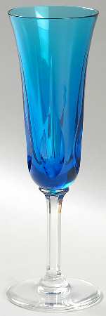 Cerdagne Sky Blue Fluted Champagne