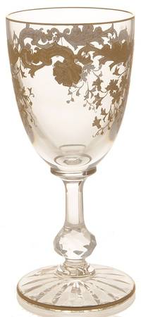 Massenet Clear (Gold Encrusted) Claret Wine
