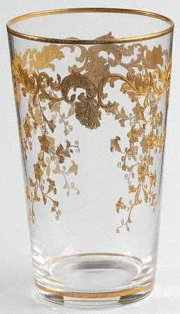 Massenet Clear (Gold Encrusted) Cocktail Tumbler