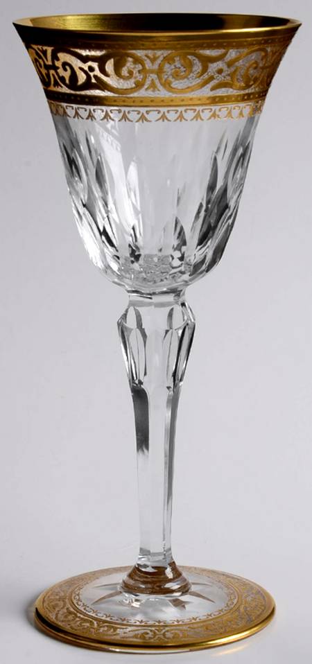 Stella (Gold Encrusted) Water Goblet
