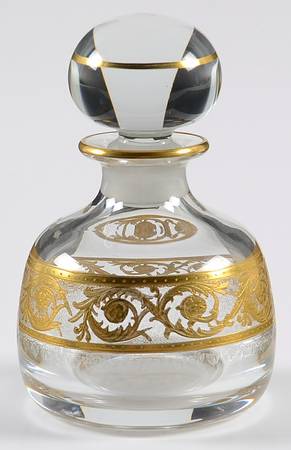 Thistle Round Perfume Bottle & Stopper