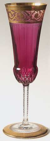 Thistle Amethyst Fluted Champagne