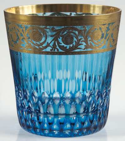 Thistle Dark Blue Double Old Fashioned