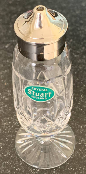 Gleneagles Footed Salt Shaker with Metal Lid