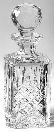 Shaftesbury Square Decanter with Stopper by Stuart