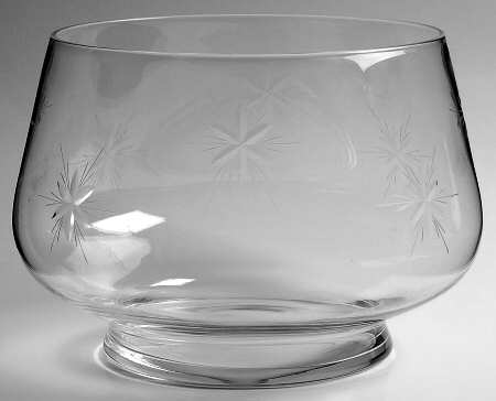Six Point Star (Stem #4151) Punch Bowl by Susquehanna