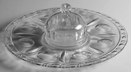 Classique-Clear Cheese & Cracker with Cover
