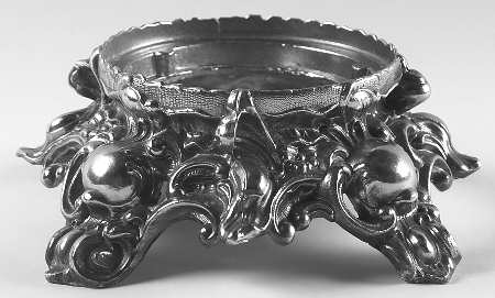 Daisy and Button Clear (Punch Set) Metal Punch Bowl Stand