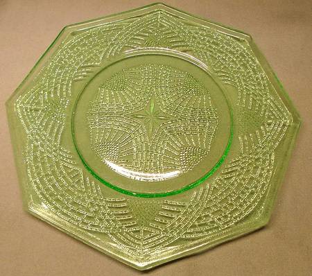 Romanesque Green 7" Salad Plate
