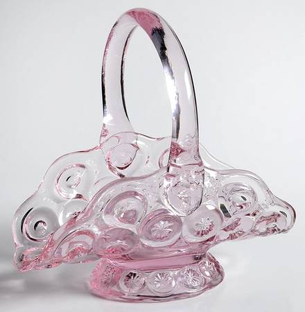 Moon and Star Pink 5" Basket