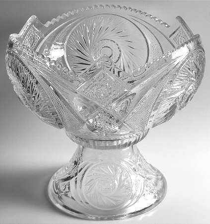 Aztec Punch Bowl with Stand