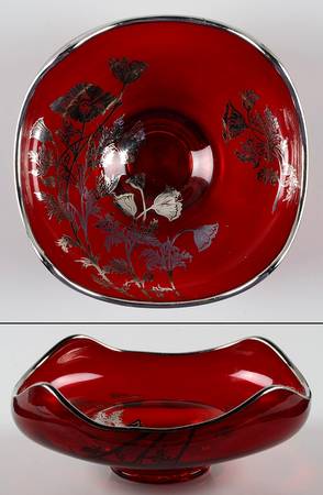 Flanders Ruby 6" Round Crimped Bowl