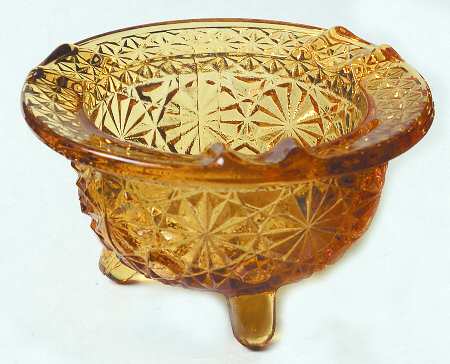 Daisy and Button Amber Ashtray