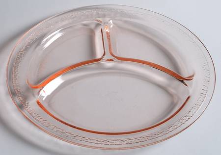 Pebbled Rim Pink by Smith Glass 