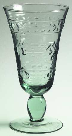 Adirondack Green Water Goblet