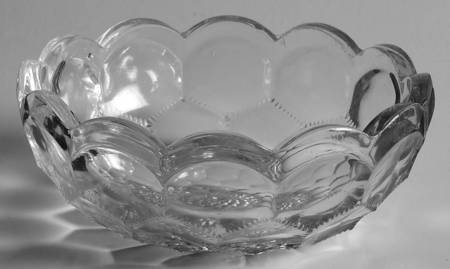 Sawtoothed Honeycomb 4" Sauce Dish