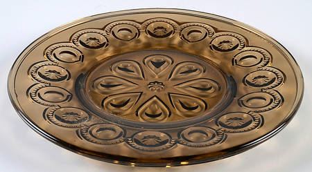 Moon and Star Brown Dinner Plate
