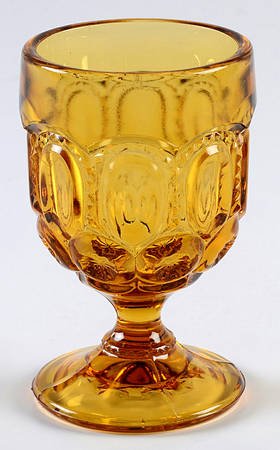 Moon and Star Brown Cordial Glass