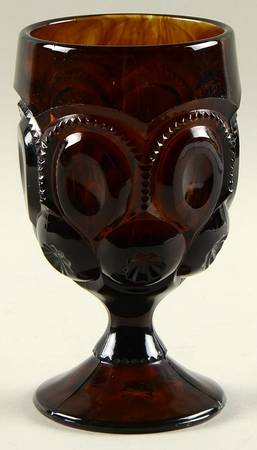 Moon and Star Brown Water Goblet