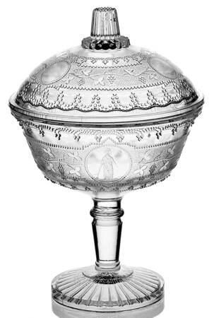 Minerva 6" Compote & Lid