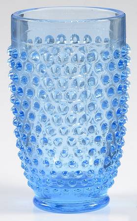 Hobnail Ice Blue 14 Oz Flat Tumbler