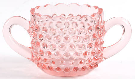 Hobnail Pink Open Sugar