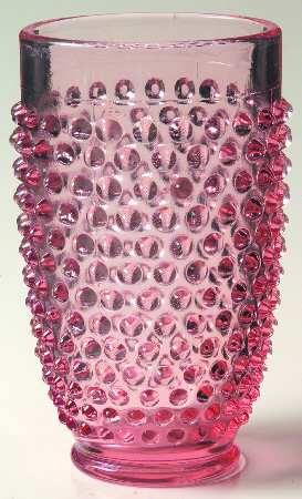 Hobnail Pink 14 Oz Flat Tumbler