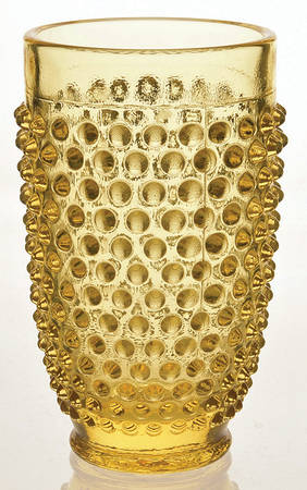 Hobnail Yellow 14 Oz Flat Tumbler