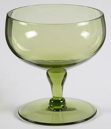 905-1-2 Green Champagne/Tall Sherbet by Seneca