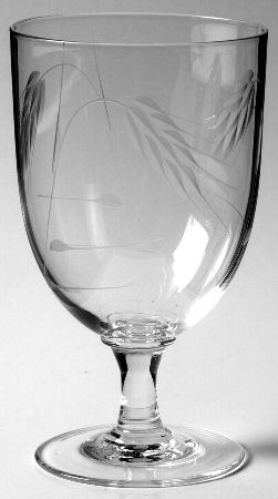Wheat (Smooth Stem) Water Goblet by Sasaki
